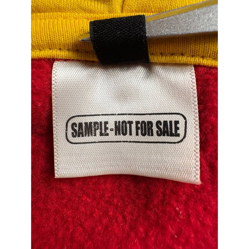 Champion Sample USC Trojans Hoodie Red Gold Sample Tackle Twill Pullover Mens L